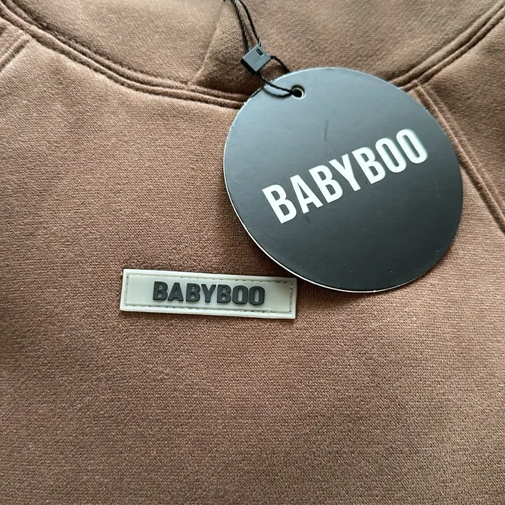 BABYBOO IVY LUXE HOODIE CHOCOLATE NEW WITH TAGS - Picture 5 of 6